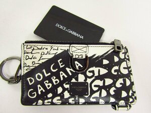 DOLCE&GABBANA ドルチェ＆ガッバーナ ロゴグラフィティ カード コインケース★AC25431