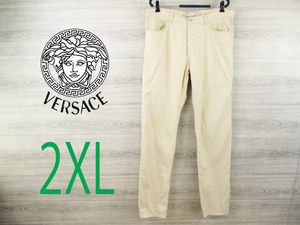 VERSACE ヴェルサーチ イタリア製〈ビッグサイズ・チノパン〉●MP60y