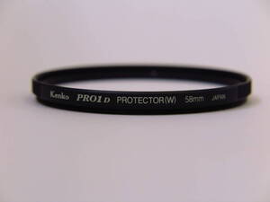 ☆Kenko ケンコー PRO1D PROTECTOR(W) 58mm 実用品