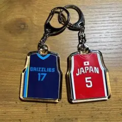 バスケットボール NBA 日本代表ユニフォームキーホルダー河村勇輝