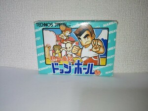 FC ファミコン 熱血高校ドッジボール部 箱・説明書付き 動作確認済み FAMICOM