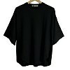 エンフォルド ENFOLD 23SS カーブ スリット CURVE-SLIT T-SHIRT Tシャツ 38 黒 ブラック 300GS780-1220 120 日本製 レディース