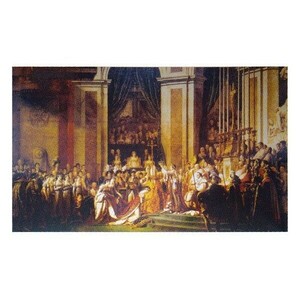 絵画 世界の名画シリーズ 額縁付(MJ108N) ジャック・ルイ・ダヴィット 「ナポレオンの載冠式」 F100号 プリハード