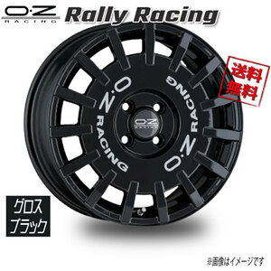 OZレーシング OZ Rally Racing グロスブラック 16インチ 4H100 5J+45 4本 68 業販4本購入で送料無料