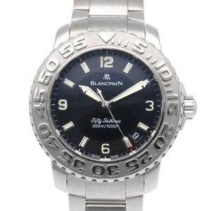 ブランパン フィフティ ファゾムス 腕時計 時計 ステンレススチール 2200-1130-71 自動巻き メンズ 1年保証 Blancpain 中古