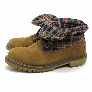 WW■【23cm】ティンバーランド/TIMBERLANDロールトップ/レザーワークブーツ■茶LADIES【中古】■