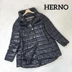 HERNO ヘルノ ダウンジャケット 軽量 ブラック M