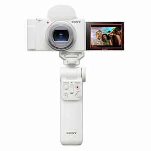 中古 １年保証 美品 SONY VLOGCAM ZV-1 II G W シューティンググリップキット ホワイト