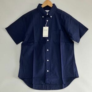 新品未使用/Manual Alphabet/シャンブレーオックスBD半袖シャツ/NAVY/サイズ3L/Suitable Fit/日本製/マニュアルアルファベット