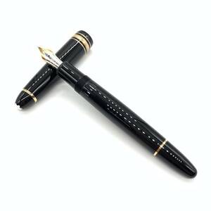 ■【美品】MONTBLANC モンブラン マイスターシュテュック 14K バイカラーペン先 ヴィンテージ 吸引式