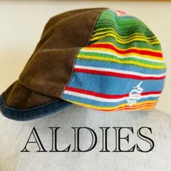 【ALDIES】アールディーズ キャップ 帽子 個性的 デザイン ツバ ゴム入り