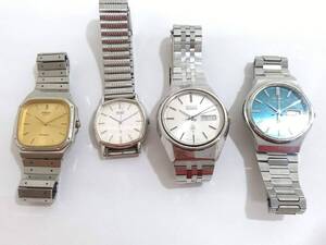 SEIKO セイコー クォーツ 腕時計 合計4点セット/7731-5130/5931-5350/3803-7020/0823-8000/クロノス/デイデイト/リストウォッチ/02SH011502