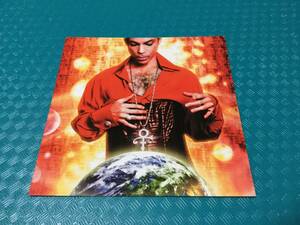 PRINCE プリンス 2007年『プラネット・アース』発売告知チラシ1枚 CDジャケットサイズ☆即決 PLANET EARTH 地球の神秘