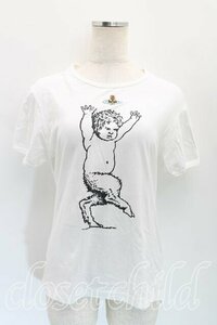 【Vintageオークション】Vivienne Westwood / カラーオーブ刺繍サティアTシャツ H-24-07-20-042-ts-IN-ZH