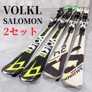 Y530 VOLKL SALOMON RTM スキー板 セット ビンディング スキー パウダー 