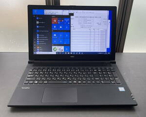 NEC PC-VRT25FB7S3R5 i5-7200U 2.5GHz/8GB/HDD500GB/OFFICE2019H&B/15.6型HD液晶 WebCAM付/DVDSM/SD/Win10Pro 1903 ゆうぱっく着払80サイズ