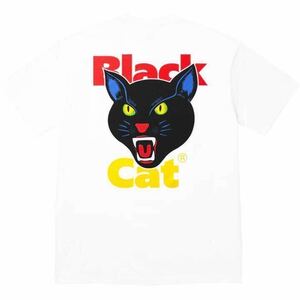 【送料無料】新品 XL Supreme Black Cat Tee white 白 シュプリーム 未開封未使用Tシャツ 即日発送