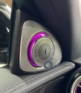 高品質3D ツイーター メルセデス・ベンツ CクラスGLCクラス W205 X253 Burmester スピーカー64色