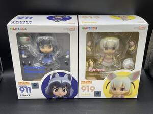 ★【同梱不可】未開封品 グッドスマイルカンパニー ねんどろいど けものフレンズ 911 アライグマ / 919 フェネック 2点まとめ