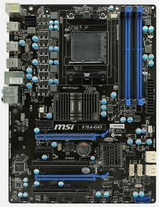 MSI 970A-G43 Socket AM3 AMD 970 DDR3 DIMM USB3.0 ATX Motherboard