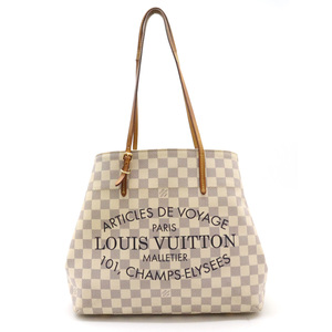 LOUIS VUITTON ルイ ヴィトン ダミエアズール カバMM トートバッグ ショルダーバッグ ショルダートート