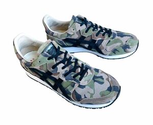 美品!! 限定!! 日本製 Onitsuka Tiger ALLY DELUXE オニツカタイガー タイガーアリー デラックス カモフラ 27.5 ㎝ MADE IN JAPAN 天然皮革