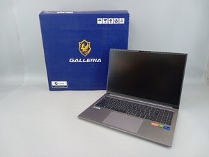 【動作確認済・初期化済】 ドスパラ THIRDWAVE GALLERIA ZL7C-R38H (Core i7 12700H/32GB/SSD1TB） ノートパソコン/16型［11-4］ No.4370