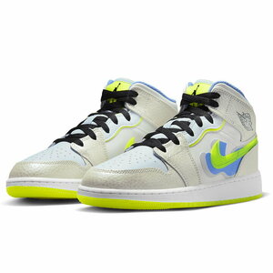 ナイキ エア ジョーダン 1 ミッド SE GS 23cm DV1314-017 NIKE AIR JORDAN 1 MID SE（GS) 女性 レディース 子供 キッズ 子供用