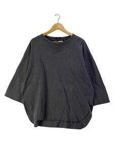 YLEVE◆CTN RIB P/O BIG/長袖カットソー/1/コットン/GRY/無地/168-3266562