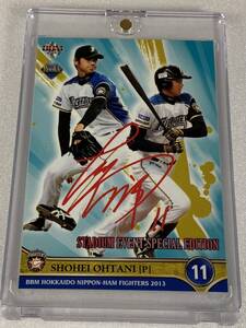 大谷翔平2013BBM チームリミ　スタジアムイベント　ルーキーカード#PR12