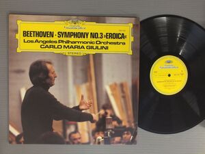 ●独LP GIULINI - LOS ANGELES PHILHARMONIC ORCH/BEETHOVEN - SYM. NO3 EROICA●