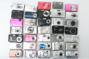 【35点】コンパクトカメラ デジタルカメラ デジカメ まとめ売り SONY/PANASONIC/NIKON/PENTAX/CASIO/OLYMPUS 等 20672-M