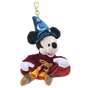 ミッキー ぬいぐるみキーホルダー・キーチェーン Walt Disney Fantasia2000 25th anniversary