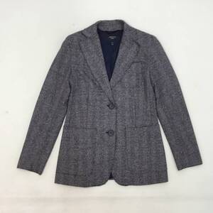 ■MAX MARA WEEKEND マックスマーラ テーラードジャケット ブレザー グレー サイズ38 メンズ シングルボタン 591601036 モロッコ製 0.6kg