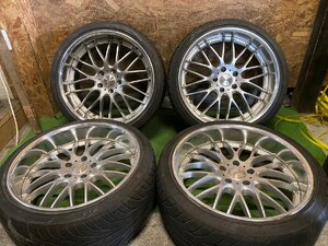 深リム TRAFFICSTAR STM 19インチ 9J +23 10J +35 245/35ZR19 NANKANG 275/30R19 Firestone バリ山 夏タイヤ タイヤホイール 4本セット K