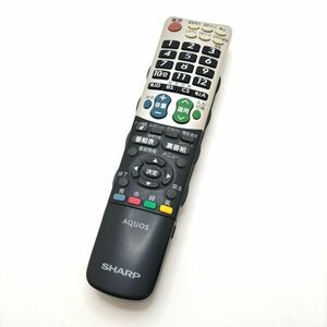 ★ 純正 ★ SHARP シャープ AQUOS アクオス TV テレビ リモコン GA826WJSA 除菌 動作確認済み