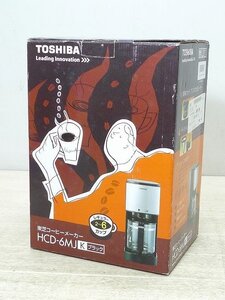 ▲60KD08▲【未開封】TOSHIBA　東芝コーヒーメーカー　HCD-6MJ　K　ブラック　