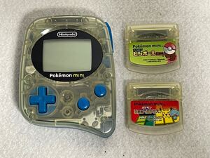 Nintendo 任天堂 pokemon mini ポケモンミニ ポケモンピンボールミニ ポケモンショックテトリス 動作OK MIN-001