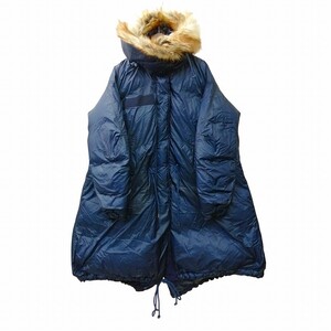 サカイ sacai 美品 18AW Down Coat Faux Fur Trim Hood 18-04040 ダウンコート ダウンジャケット 2 約M ■GY09 レディース