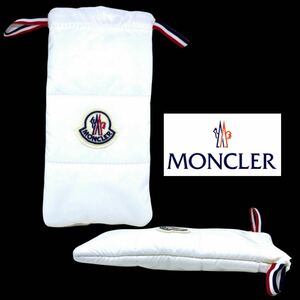 モンクレール MONCLER メガネ・サングラス用ソフトケース 白メガネケース