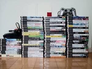 PS2 本体　　ソフト80本　　PCPH-70000 一部動作確認済み