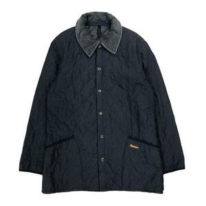 USA 古着 Barbour 3ワラント バブアー ESKDALE キルティングジャケット ネイビー M