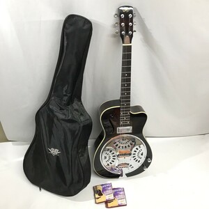 SX エレクトリックリゾネーターギター Sエレアコギター リゾネーターギター 弦楽器 PU搭載モデル 19F 弦長約645mm D0602-40