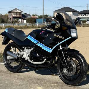 RG250ガンマ 実動 書類付き GJ21A 絶版 旧車 2スト スズキ 検）RG Γ RGV NSR NS KR TZR SDR GT CB RZR RZ R1Z HB ガンマ ウルフ ハーベー