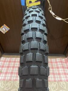 中古MCタイヤ 2021年製造 MICHELIN ANAKEE WILD 90/90-21 ミシュラン アナキー ワイルド 90 90 21 3021 K5072