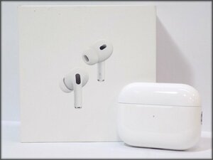 保証残有/美品 Apple/アップル◆AirPods Pro 第2世代 エアーポッズ プロ/MTJV3J/A/ワイヤレスイヤホン/元箱付 Type-C