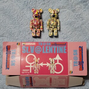 BE@RBRICK TR@SH St.V@LENTINE 2002年 ベアブリック バレンタイン Miyata Keiko 100% MEDICOM TOY メディコムトイ ミヤタケイコ