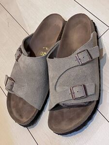 BIRKENSTOCK Zurich EU42 JP27cm ビルケンシュトック チューリッヒ スエード トープ　ナロー