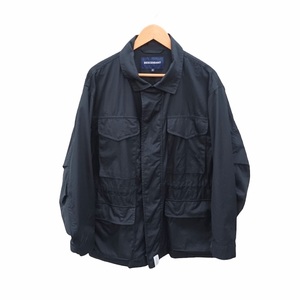 DESCENDANT KEY WEST TWILL JACKET DARK NAVY ディセンダント サファリジャケット ネイビー