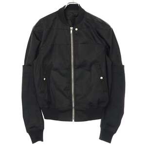 Rick Owens リックオウエンス 22SS Cropped Flight Bomber ボンバージャケット RU01B1789-NBRTE ブラック 48 IT9FD9JKG6HS